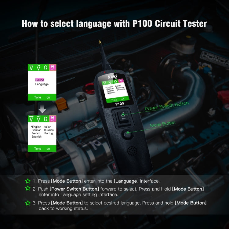 TopDiag P100 Car Circuit Intelligent Analyzer Diagnostic Instrument, Cable Length: 2m ÎҵÄÉ̵ê