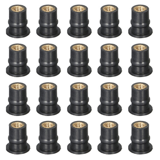 20 in 1 M5 Universal Motorcycle Windshield Brass Nuts