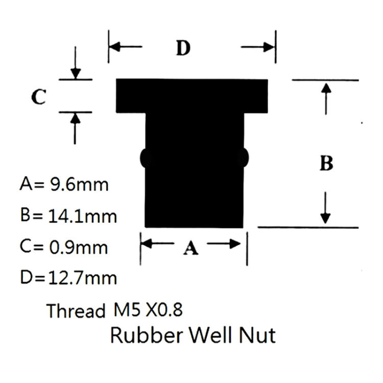 20 in 1 M5 Universal Motorcycle Windshield Brass Nuts