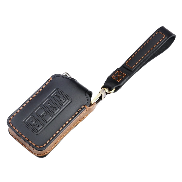 For Lexus 4-button Hallmo Car Cowhide Leather Key Protective Cover Key Case