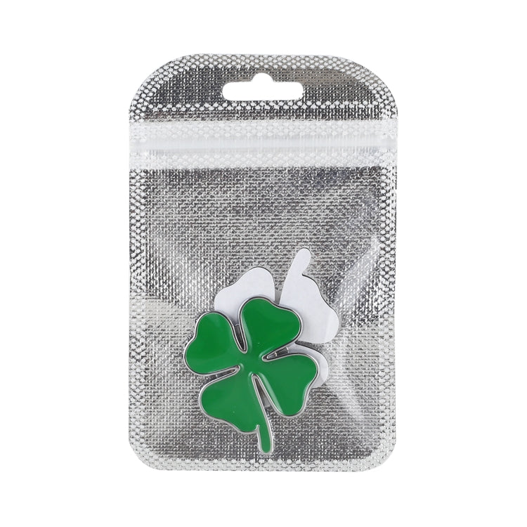 Four Leaf Clover Luck Symbol Badge Labeling Sticker Styling Car Decoration, Size: 4x3x0.3cm ÎҵÄÉ̵ê