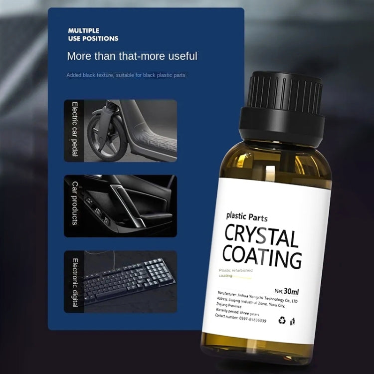 Car Crystal Plating Plastic Refurbishment Fluid, Capacity: 30ml ÎҵÄÉ̵ê