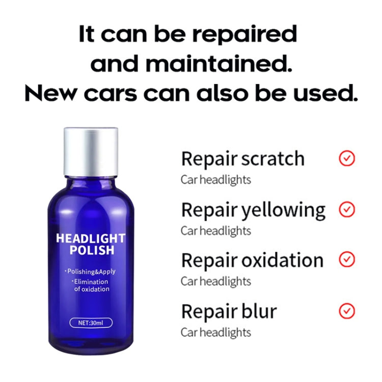 Car Headlight Scratch Yellowing Repair Fluid Set, Capacity: 10ml ÎҵÄÉ̵ê