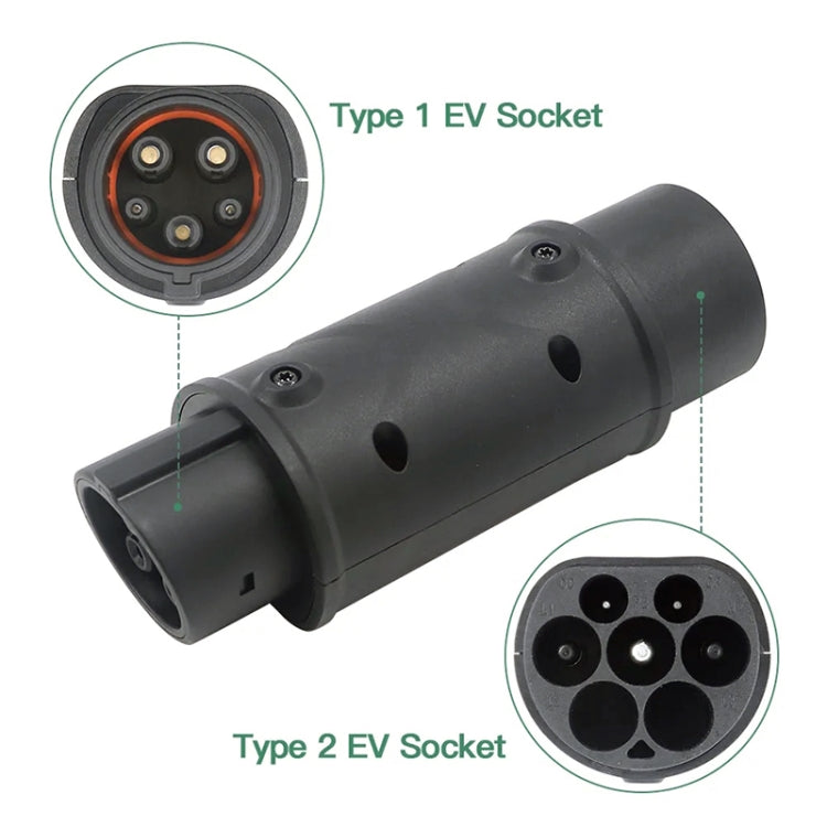 SAE J1772 New Energy Vehicle Charging Gun Type 2 to Type 1 Adapter ÎҵÄÉ̵ê