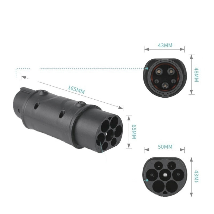 SAE J1772 New Energy Vehicle Charging Gun Type 2 to Type 1 Adapter ÎҵÄÉ̵ê