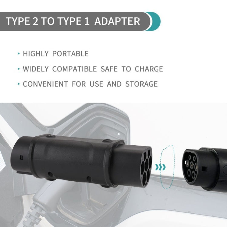 SAE J1772 New Energy Vehicle Charging Gun Type 2 to Type 1 Adapter ÎҵÄÉ̵ê