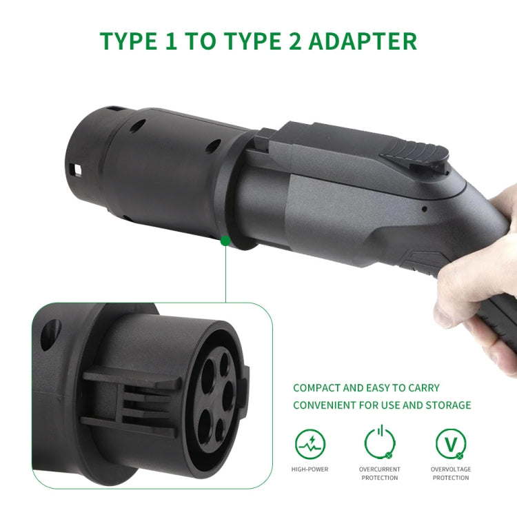 SAE J1772 New Energy Vehicle Charging Gun Type 1 to Type 2 Adapter ÎҵÄÉ̵ê