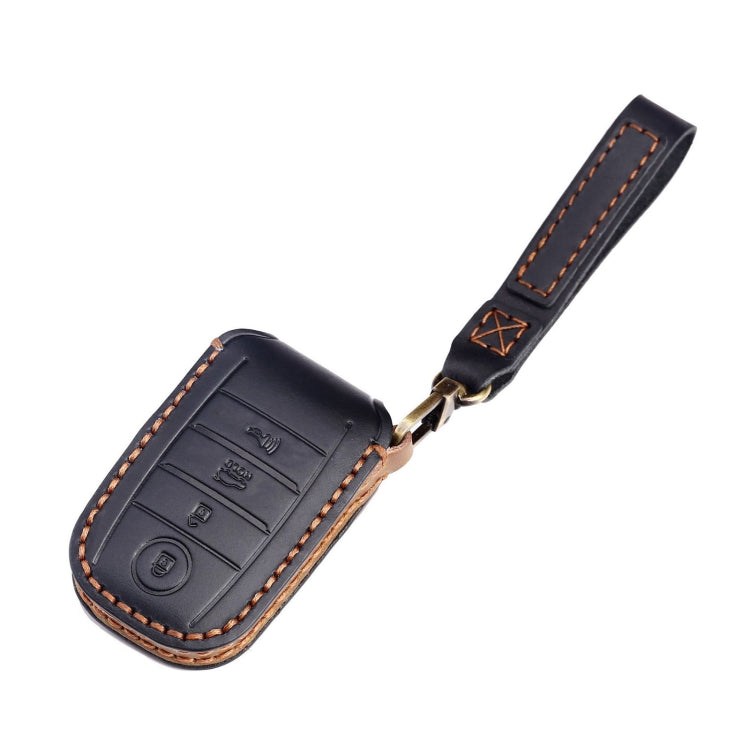 For Kia C133 4-button Hallmo Car Cowhide Leather Key Protective Cover Key Case ÎҵÄÉ̵ê