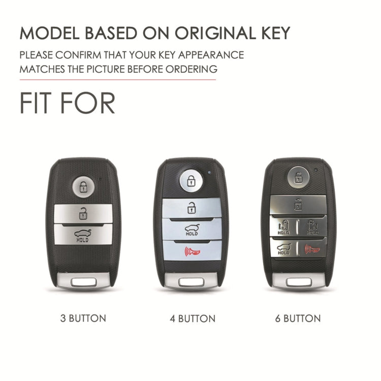 For Kia C134 6-button Hallmo Car Cowhide Leather Key Protective Cover Key Case ÎҵÄÉ̵ê