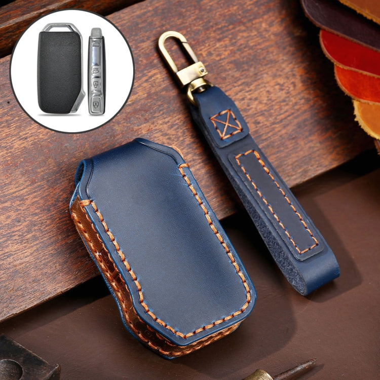 For Kia Sportage R / K5 / K4 / K2 / KX3 Hallmo B Style Car Cowhide Leather Key Protective Cover Key Case ÎҵÄÉ̵ê