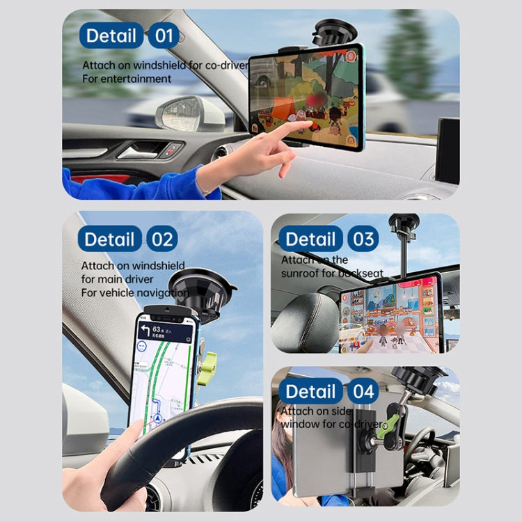 UBA-P1 Car Flexible Tablet Suction Cup Clamp Holder without Remote Control ÎҵÄÉ̵ê