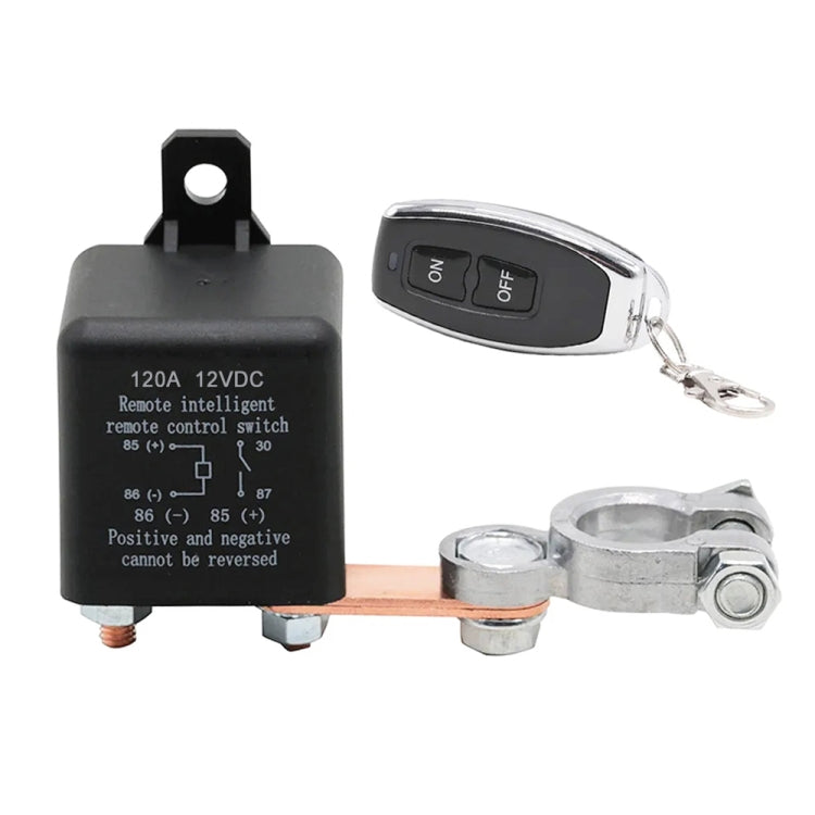 ZL180 12V 120A Car Relay Remote Rireless Battery Isolator with Battery Clip x 2 & Remote Control x 2 ÎҵÄÉ̵ê