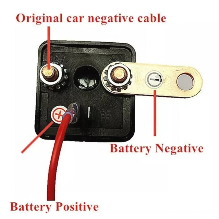 ZL180 12V 120A Car Relay Remote Rireless Battery Isolator with Battery Clip x 2 & Remote Control x 2 ÎҵÄÉ̵ê