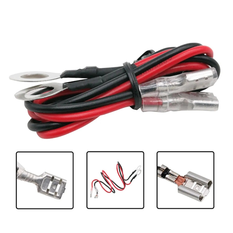 ZL180 12V 120A Car Relay Remote Rireless Battery Isolator with Battery Clip x 2 & Remote Control x 2