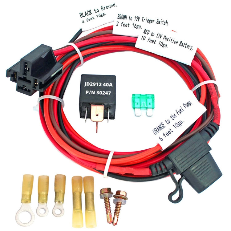 Universal 12V Electric Fuel Pump Relay Kit ÎҵÄÉ̵ê