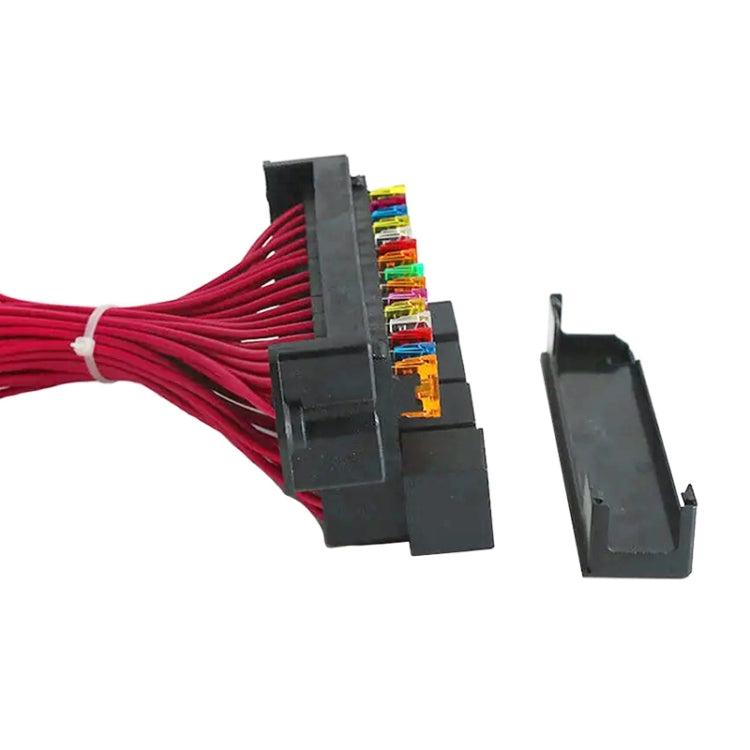 Car 15-way Fuse Box with 4-way 12V 40A Relay