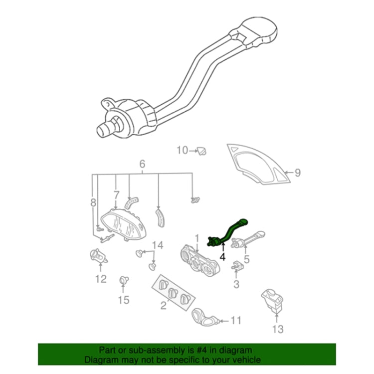 For Ford Focus Car Air Conditoning Heated Control Switch with Cables 2M5Z-19C733-AB 2M5Z19C733