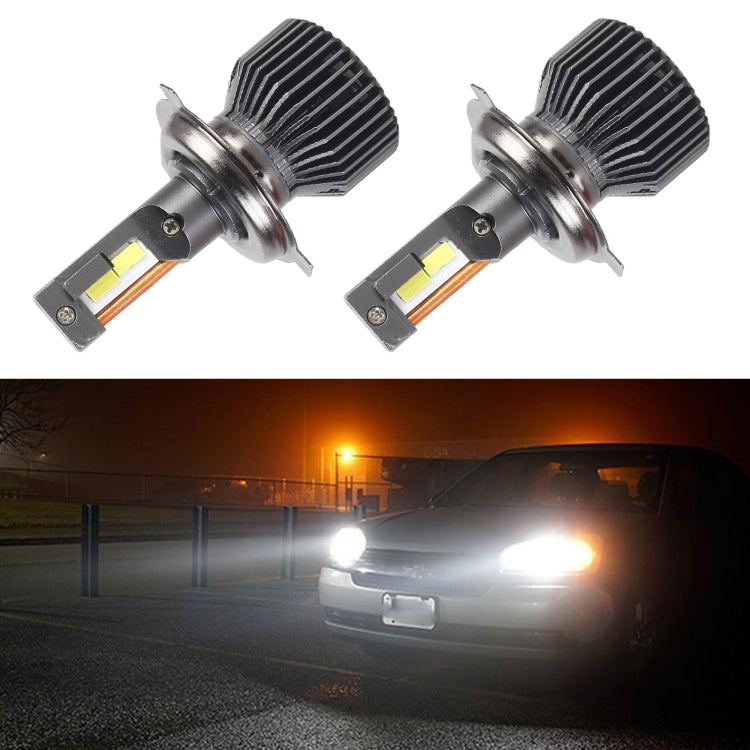 K11 1 Pair H4 12V / 75W / 6000K / 9000LM Car LED Headlight