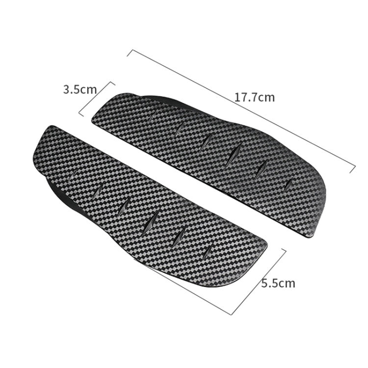 Car Rear View Mirror Rain Eyebrow Cover Catering Mirror PVC Carbon Fiber Pattern Rain Shield ÎҵÄÉ̵ê