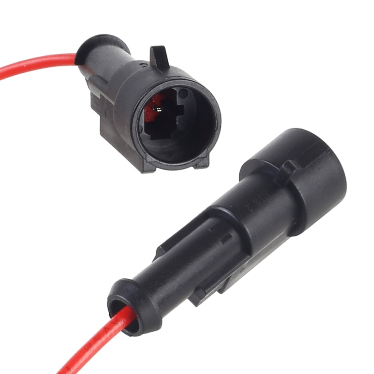 10pcs 1P Car Waterproof Plug Car Connector Plug-In, Length£º10cm