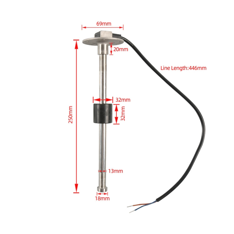 A7956 RV / Yacht 8 inch Fuel Level Sensor ÎҵÄÉ̵ê