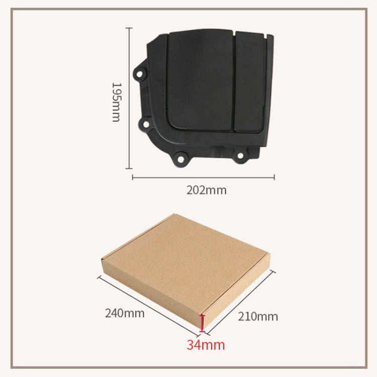 For BMW 3 Series E93 Left Driving Car Convertible Rear Platform Right Hinge Cover Folding Cover