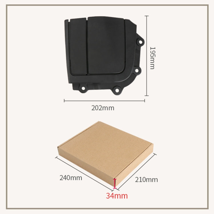 For BMW 3 Series E93 Left Driving Car Convertible Rear Platform Right Hinge Cover Folding Cover 5437 7175 480