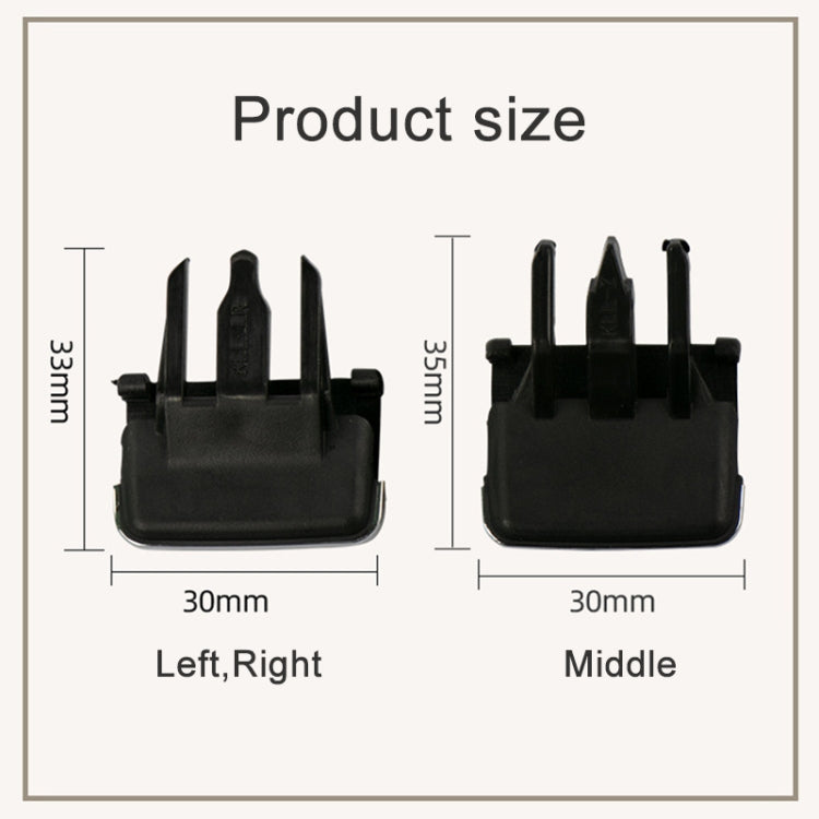 For Toyota Corolla Left-hand Drive Car Left and Right Air Conditioning Air Outlet Paddle