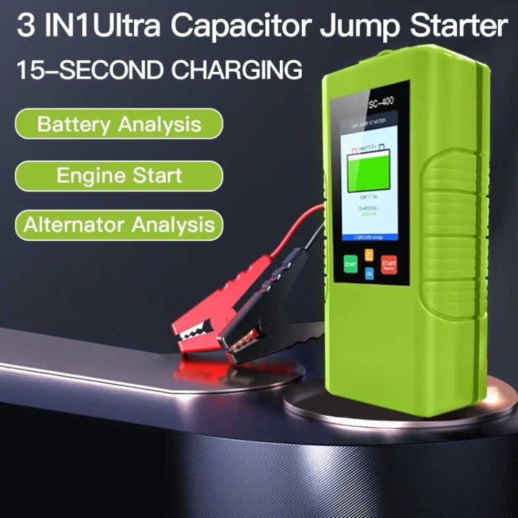 JDiag TopDiag SC-400 12V Car Jump Starter Fast Charge Jump Emergency Starter