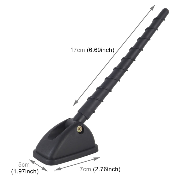 YQ-624A 17x1.5cm Car Radio Roof Enhanced Signal Antenna Mast