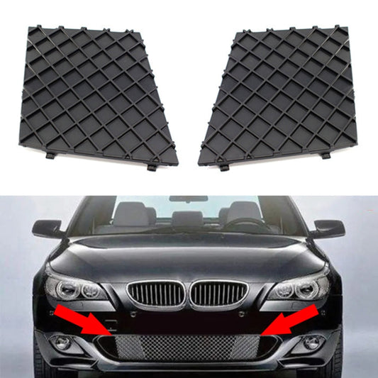 For BMW E60 2003-2010 1 Pair Car Front Bumper Lower Grille Cover 51117897184