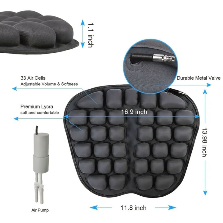 IN-SC003 Car Office Inflatable Airbag Seat Cushion, Style: Electric Water Inflatable Dual-Use ÎҵÄÉ̵ê