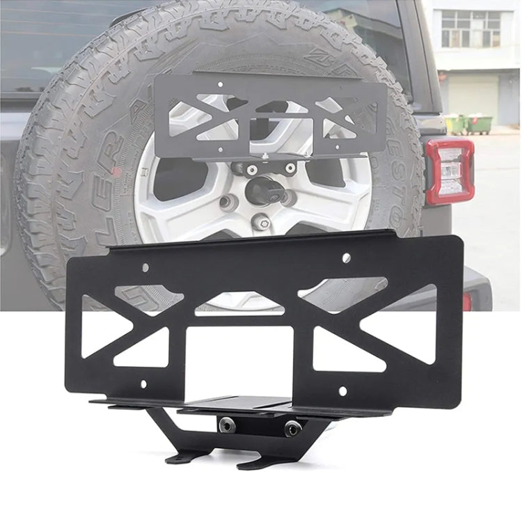 For Jeep Wrangler JL 2018-2019 Car Modified Tire License Plate Frame Mounting Bracket ÎҵÄÉ̵ê