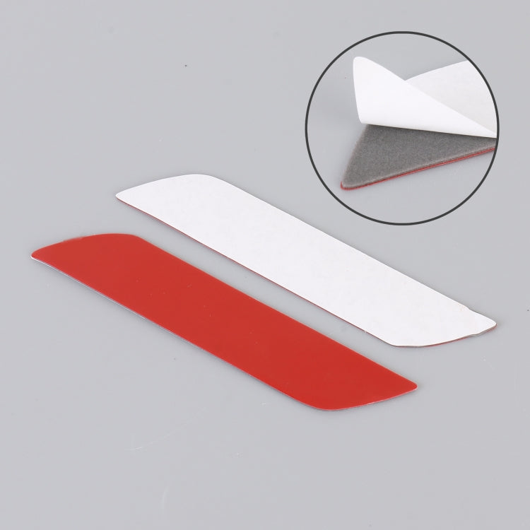 1 Pair Car S Line Personalized Aluminum Alloy Decorative Stickers, Size: 11.5 x 2.5 x 0.5cm