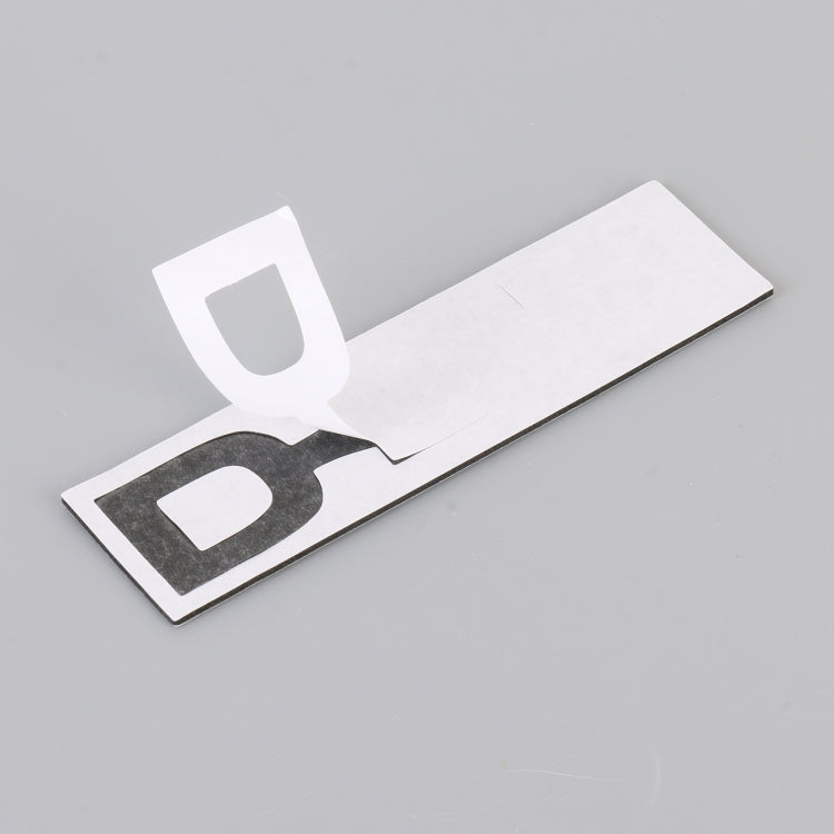 Car D4D Personalized Aluminum Alloy Decorative Stickers, Size:10 x 2.5cm ÎҵÄÉ̵ê