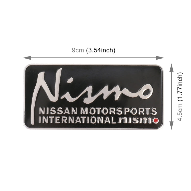 Car Nismo Metal Stickers Personalized Aluminum Alloy Decorative Stickers, Size:9 x 4.5cm ÎҵÄÉ̵ê