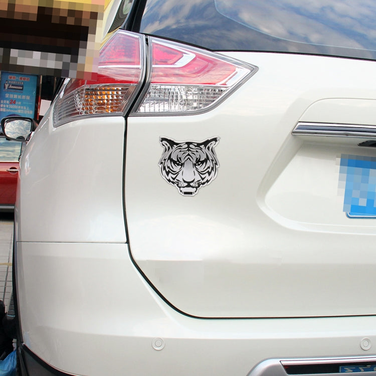 Car Tiger Metal Stickers Personalized Aluminum Alloy Decorative Stickers, Size:8 x 7.5cm ÎҵÄÉ̵ê