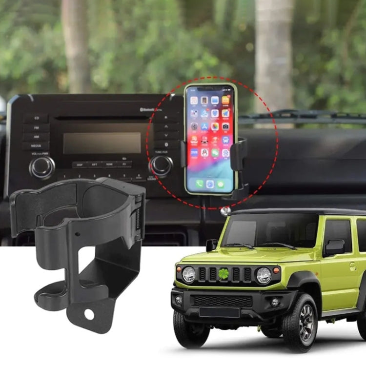 For Suzuki Jimny 2019-2020 Car Mobile Phone Holder Multifunctional Water Cup Holder