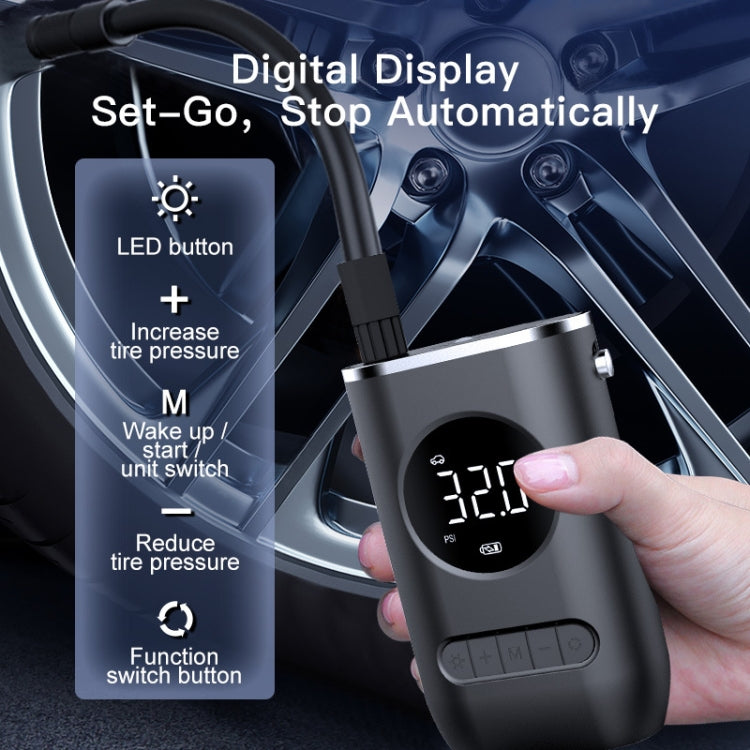 Car Portable Mini Wireless Digital Display Tire Inflator Pump