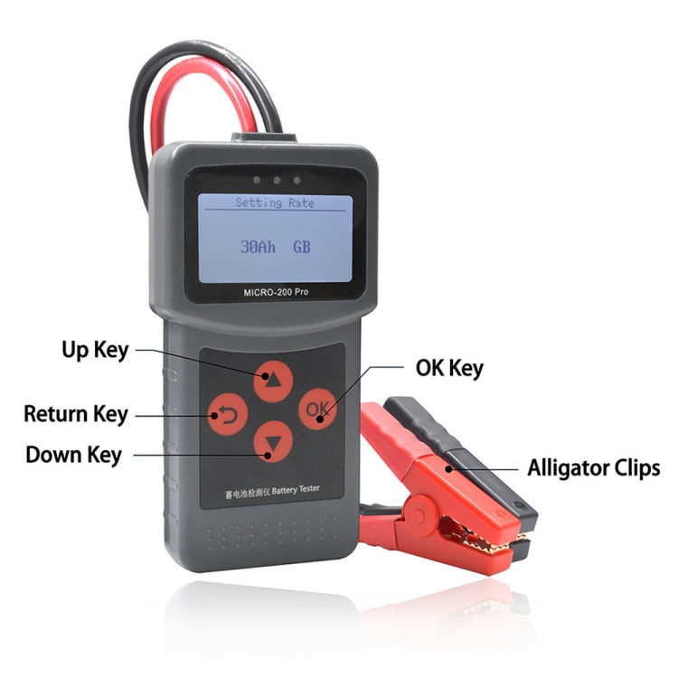 MICRO-200 PRO Car Battery Tester Battery Internal Resistance Life Analyzer, Western European Version ÎҵÄÉ̵ê