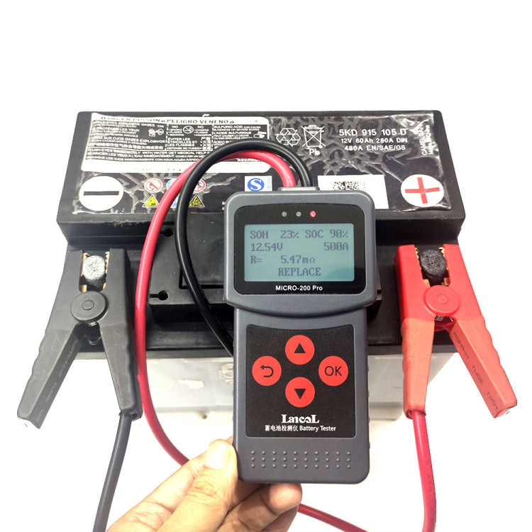 MICRO-200 PRO Car Battery Tester Battery Internal Resistance Life Analyzer, Western European Version