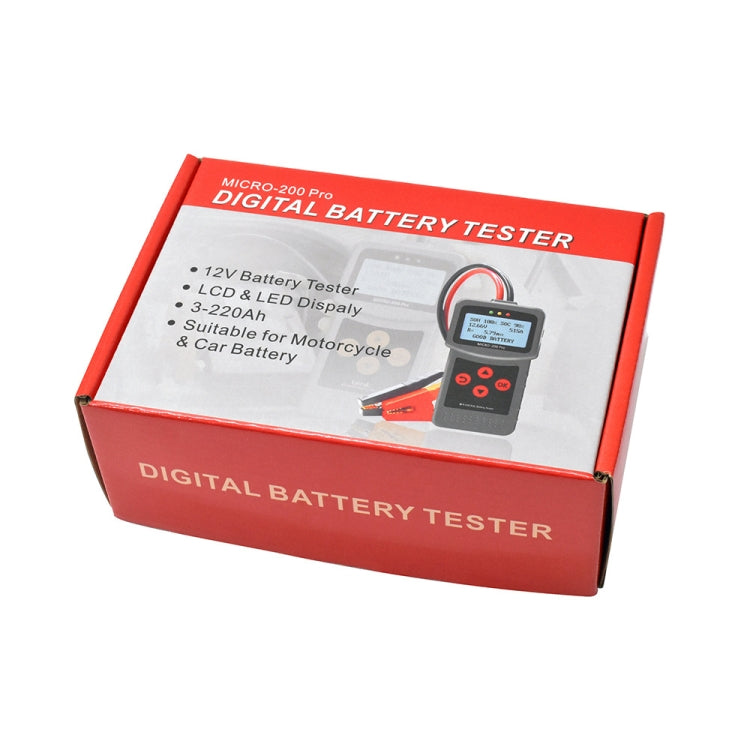 MICRO-200 PRO Car Battery Tester Battery Internal Resistance Life Analyzer, Western European Version ÎҵÄÉ̵ê