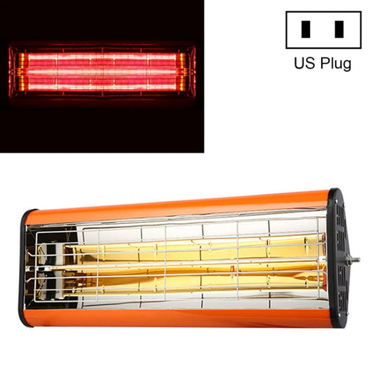 220V 1050W Heat Light Infrared Dryer Spray Paint Heating Curing Lamp Baking Booth Heater, US Plug