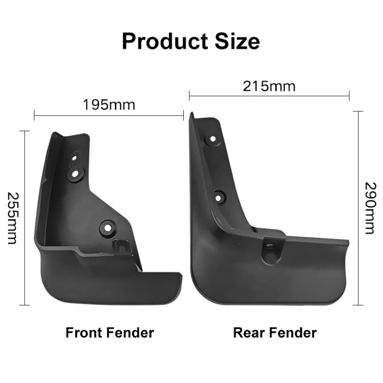 For Mazda CX-5 2022 4pcs/Set Car Auto Soft Plastic Splash Flaps Fender Guard ÎҵÄÉ̵ê