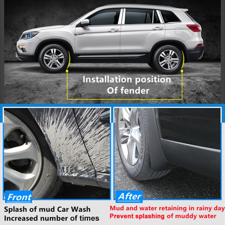 For Volkswagen Tiguan LR-Line 2018-2020 4pcs/Set Car Auto Soft Plastic Splash Flaps Fender Guard ÎҵÄÉ̵ê