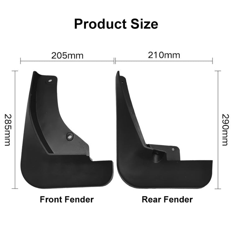 For Nissan Kicks 2017-2022 4pcs/Set Car Auto Soft Plastic Splash Flaps Fender Guard ÎҵÄÉ̵ê