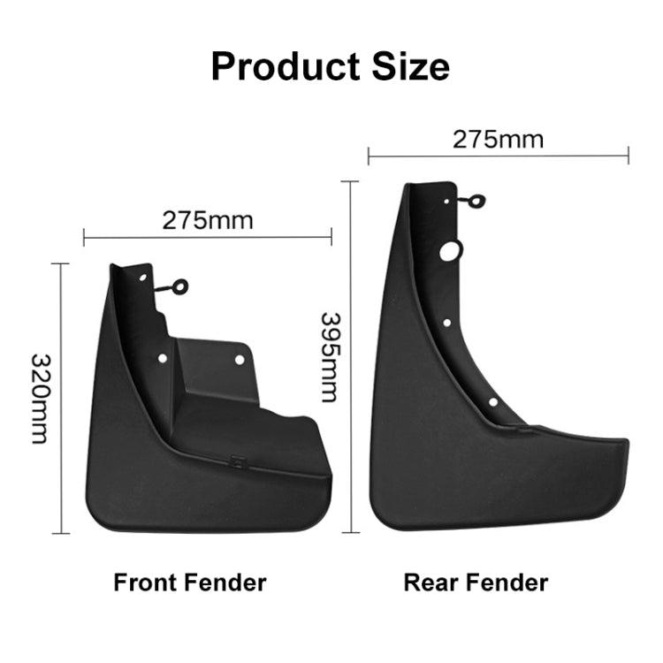 For Jeep Grand Cherokee 2011-2021 4pcs/Set Car Auto Soft Plastic Splash Flaps Fender Guard ÎҵÄÉ̵ê