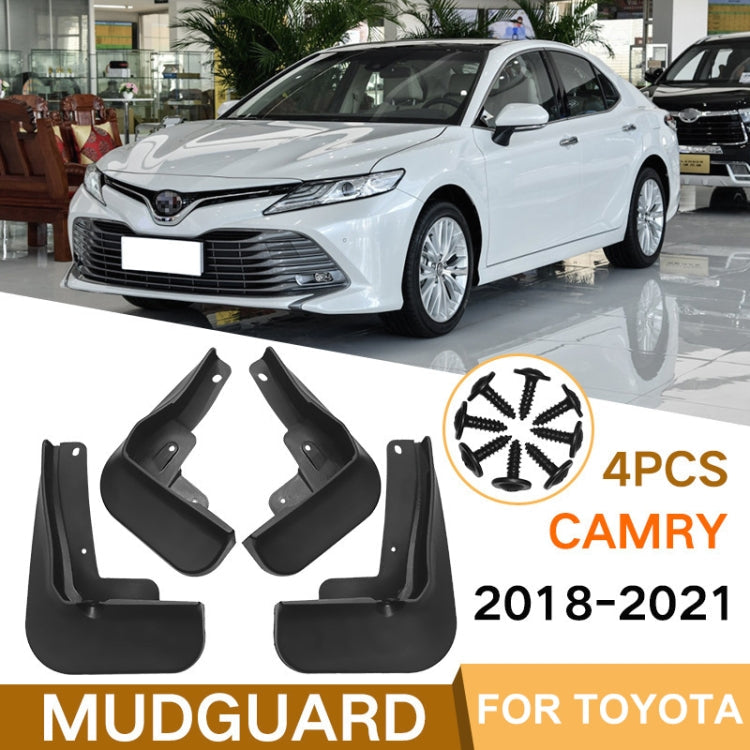 For Toyota Camry 2018-2021 4pcs/Set Car Auto Soft Plastic Splash Flaps Fender Guard ÎҵÄÉ̵ê