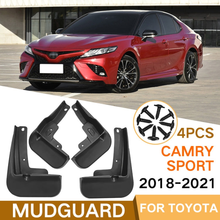 For Toyota Camry Sport 2018-2021 4pcs/Set Car Auto Soft Plastic Splash Flaps Fender Guard ÎҵÄÉ̵ê