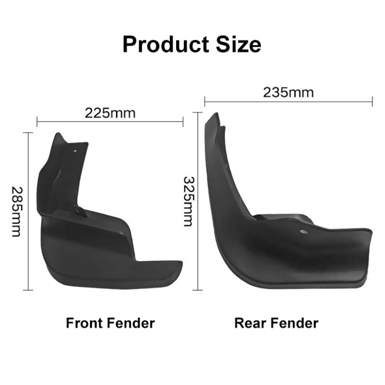 For Nissan Qashqai 2015-2021 4pcs/Set Car Auto Soft Plastic Splash Flaps Fender Guard ÎҵÄÉ̵ê